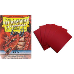 Dragon Shield Box of 100 in Red